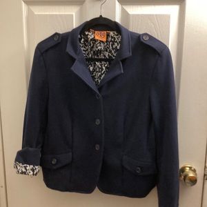 Tory Burch - Small - Blue Polyester Jacket